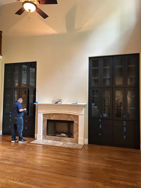 Custom Built-In Cabinets & Fireplace Remodeling by Novahaus Remodels