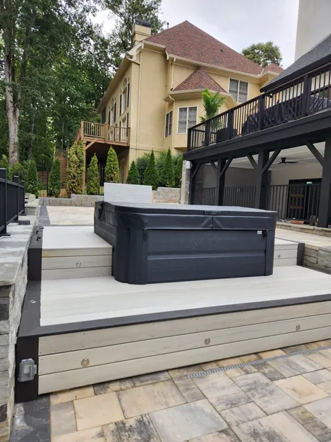 Custom Hot Tub Deck & Outdoor Remodeling by Novahaus Remodels